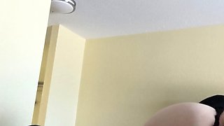 Large amateur cam woman uses two of her toys to masturbate