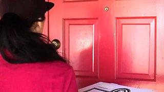 Sizzling Delivery Girl Serves Up Passionate Forbidden Delights