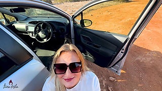 Sperm Pussy Roadtrip?! 100 Private Car Slut!