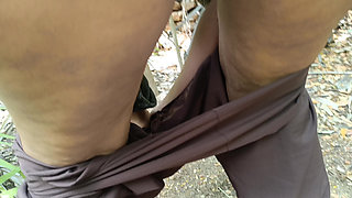 College Teacher Wet Pussy Romance in Forest Outdoor
