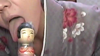 Kimono Erotica: Kokeshi Insertion Play -1