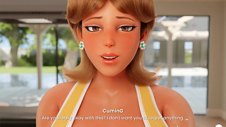 Mansion Days TABOO Hentai Game Ep.2 CAUGHT with a HUGE BONER by my STEP MOM in the kitchen !