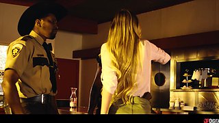 Horny vixen breathtaking interracial sex scene