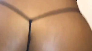 Ebony BBW Goddess Riding a White Latino Stud