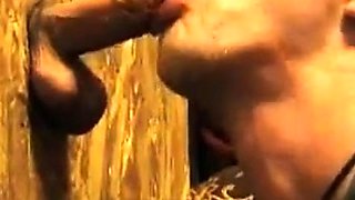 First Gloryhole Experience with a Black Man
