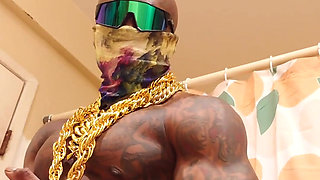 BBC Worship Hallelujah Johnson (I Planned it Out) Tall Dark Chocolate Muscles Tattoos Hairy BBC Hallelujah Johnson Masturbating
