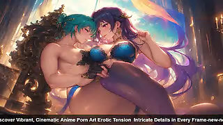Discover Vibrant, Cinematic Anime Porn Art Erotic Tension Intricate Details in Every Frame