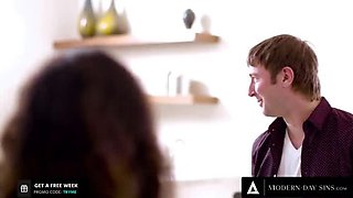 Contemporary Transgressions - Voluptuous Lesbian Duo Desires Ex-Lover's Manhood! FFM Ménage à Trois Ensues!
