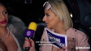 Bums Besuch - Busty Porn Star Dana Jayn Rides Amateur Fanboy 1 - Peter Korn