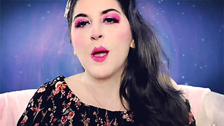 Pink Lipstick on Plexiglass Asmr
