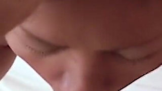 Asia blowjob to go at the hotel