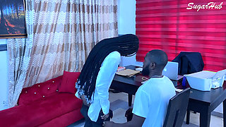 Fucking Her Dripping Hole in My Office