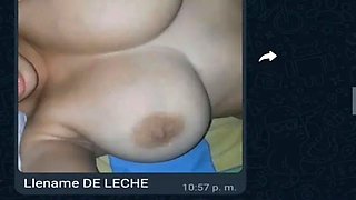 MI AMIGA EN MINI SHORT SE PONE CALIENTE EL CHAT DE WHATSAPP