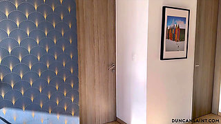 Hooking up with thick blonde gym babe Marian Franco