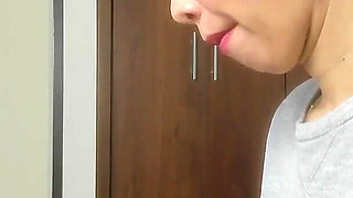 Curvy Latina Masturbates When She Gets Home From Work to Relieve Stress