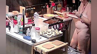 Caught Cooking Naked
