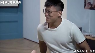 MD-0160 Shen Na Na Song Nan Yi Big Tits Asian Uncensored Blowjob Doggy Style College Babe HD