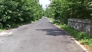 Lesbian Outdoor Enema - Jennifer Toth & Girl Give Harsh Giant Enema Fetish