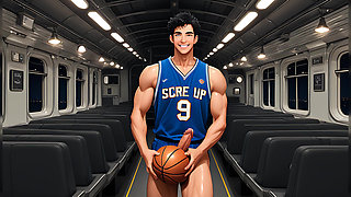 Lustmen Basketball Player Solo Slideshow Anime First-class Cabin Cock Stroking Ai