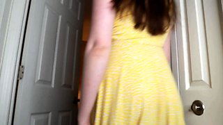 Petite small tit babe with perfect pussy masturbates