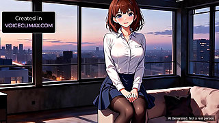 Miko's Hentai Secretary and Boss JOI Surprise Fantasy - Erotic Audio for Men