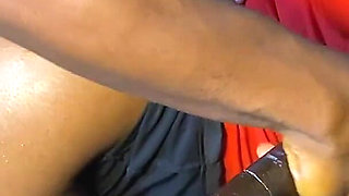 Cute Ebony Beauty Enjoys a Fat Cock