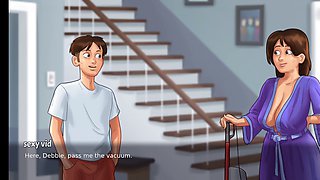 Cartoons, teach son, cartoon bathroom