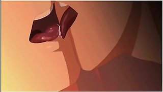 Sakura & Naruto: The Art Of Slow Seduction - From Rivals To Lovers ( Cartoon Uncensored)