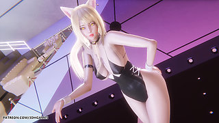 Chung Ha - Stress - Ahri Sexy Striptease