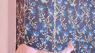 Sensual Scarf Bondage and JOI