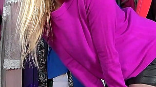 Step-mum Changes Out of Yoga Gear While You Watch