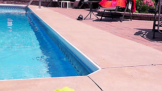 Fucked My Hot Stepdaughter at the Pool!