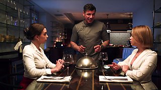 VIXEN Sexy Besties Compete For Cock