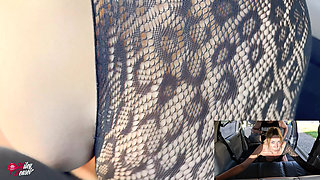 Blonde Nylon Slut Gets Her Ass Fucked While Tied up!!