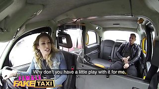 A French guy throat-fucks Ava Austen and pounds her in the back of the car