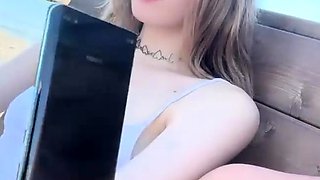 Amateur blonde teen casi james outdoor hardcore pounding