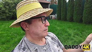 DADDY4K. Juicy Melons and a Pussy for Daddy ft. Remido  Leo Tt: Blowjob, Doggy  Cowgirl Porn