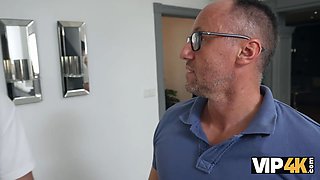 Vip4k. czech blondie bitch is cheating on her boyfriend in sake of her wedding ring