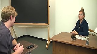 Classroom Jerk Gets Drained By Curious Milf Professor - Emma Starr And Stacie Starr