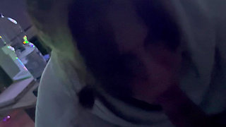 18 Year Old on Her Knees Blowjob