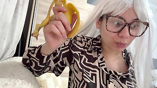 Giantess Stepsister Eats Tiny Stepbrother Puts