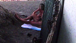 Flashing My Cock in Front of My Stepdaughter in a Beach and She Helps Me Cumshot in Front of Everyone