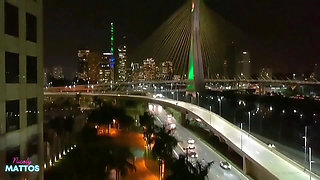 Picking up a Hung Fan Flashing Tits & Swallowing His Load