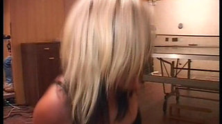 Amateur German Babe in Stockings and Lingerie Got to Ride Cock