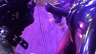 Perv in the Vacuum Tower with Ava Fetishart Fucking Rubber - Part 2