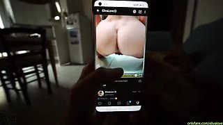 Night Blowjob POV - Italian Girlfriend Swallows Cum with Big Natural Tits