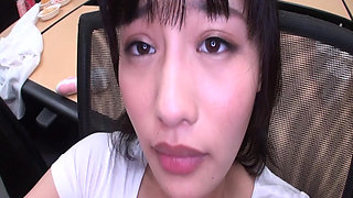 Tall Office Beauty. She Loses Control After Hours