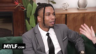 Outstanding Justine Jakobs and Kaby Snow at big black cock video