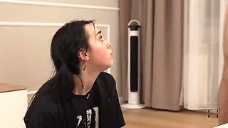 Strict Russian Tutor Punishes Disobedient Teen Student with Rough Blowjob and Cum in Mouth - 4K HD