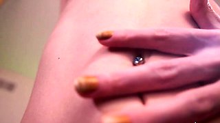 Redhead teen solo anal masturbation with sex toy